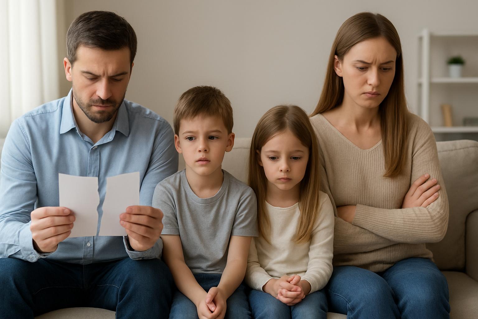 Расторжение брака при наличии детей: руководство для родителей
