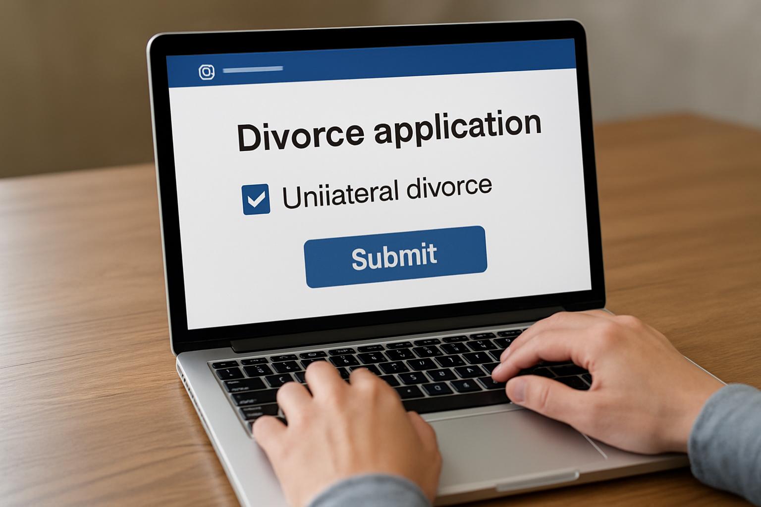 как на госуслугах подать на развод в одностороннем порядке