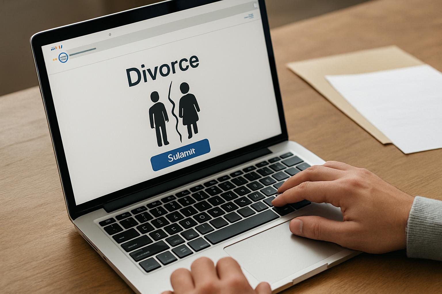 как подать заявление на развод через госуслуги